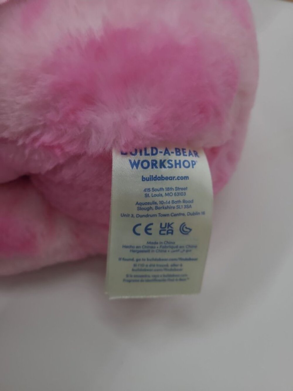 Build A Bear Workshop Capybara Pink Tie Dye Plush 12 Inches Stuffed Animal - Picture 4 of 5